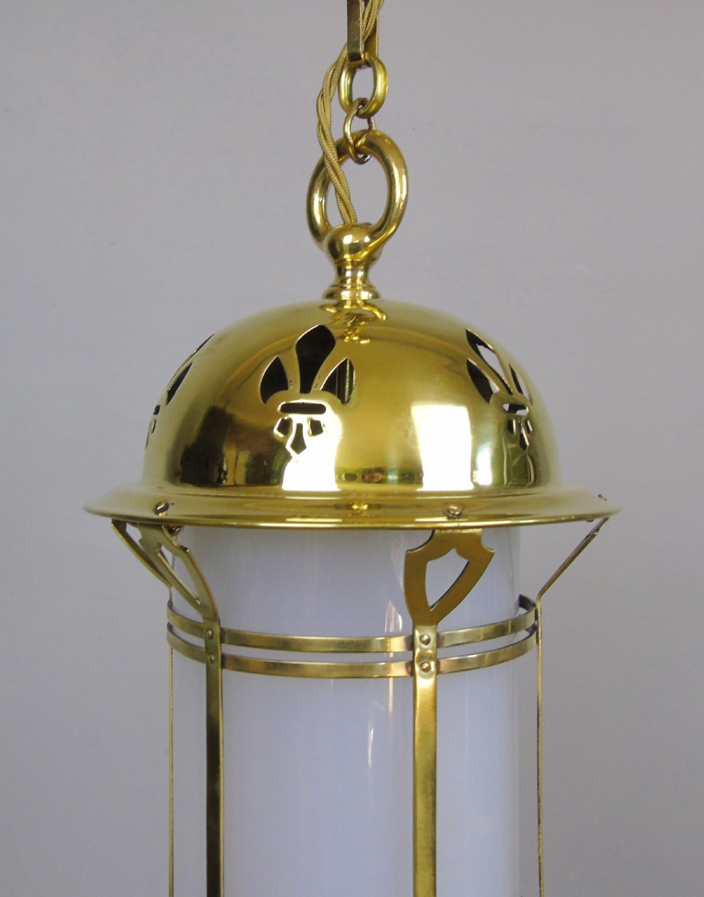 Arts and Crafts Hanging Lantern Ceiling Light View IV