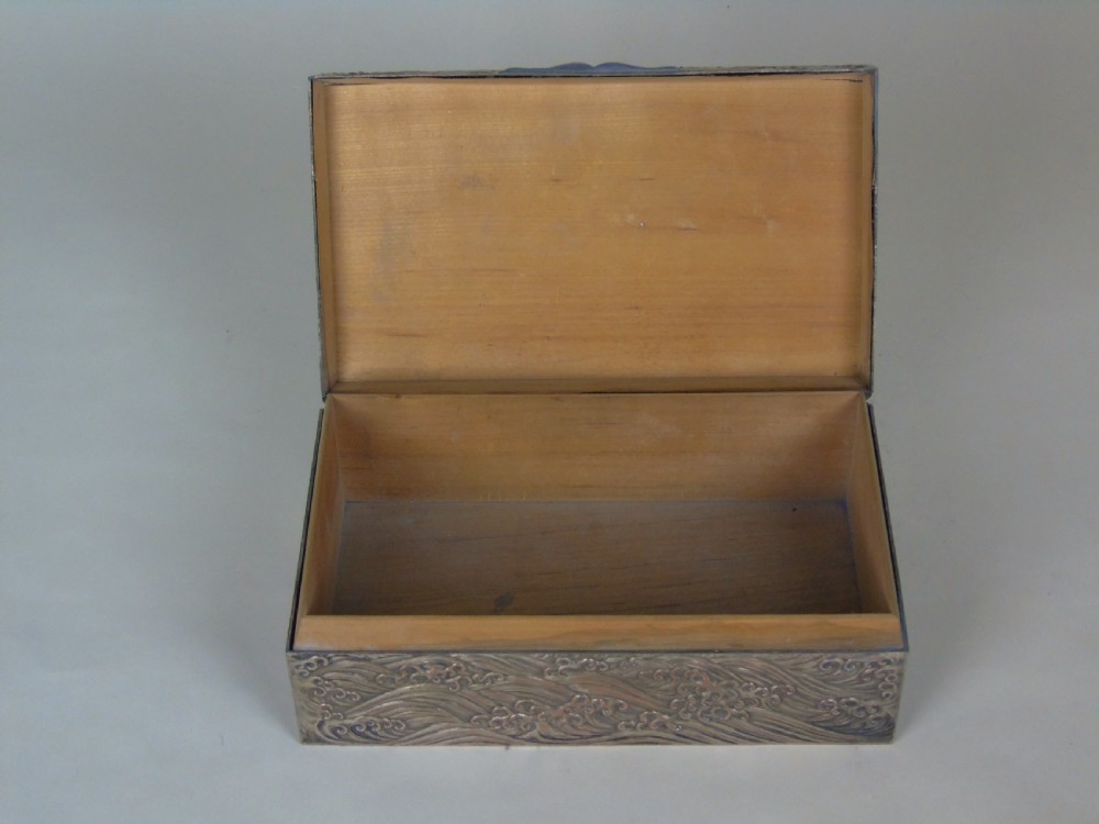 Chinese Copper Dragon Casket Jewellery Box View VIII