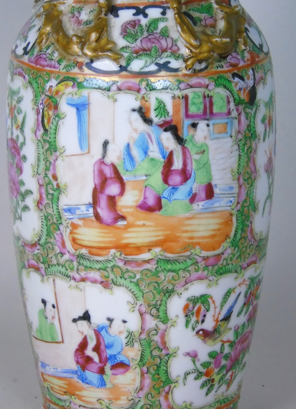 Antique Chinese Famille Rose Vase View VI