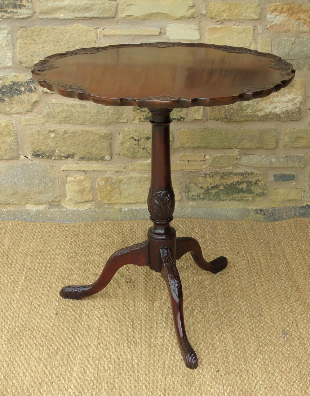 Good George III Mahogany Tilt Top Table View II