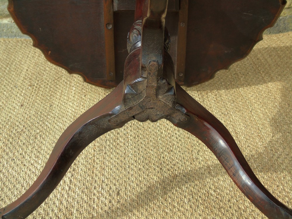 Good George III Mahogany Tilt Top Table View VIII