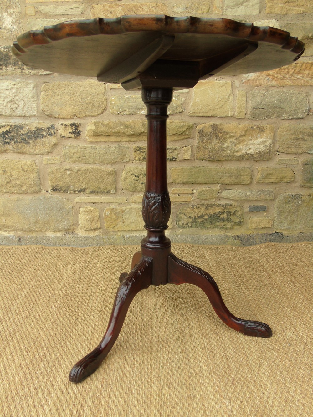 Good George III Mahogany Tilt Top Table View IX