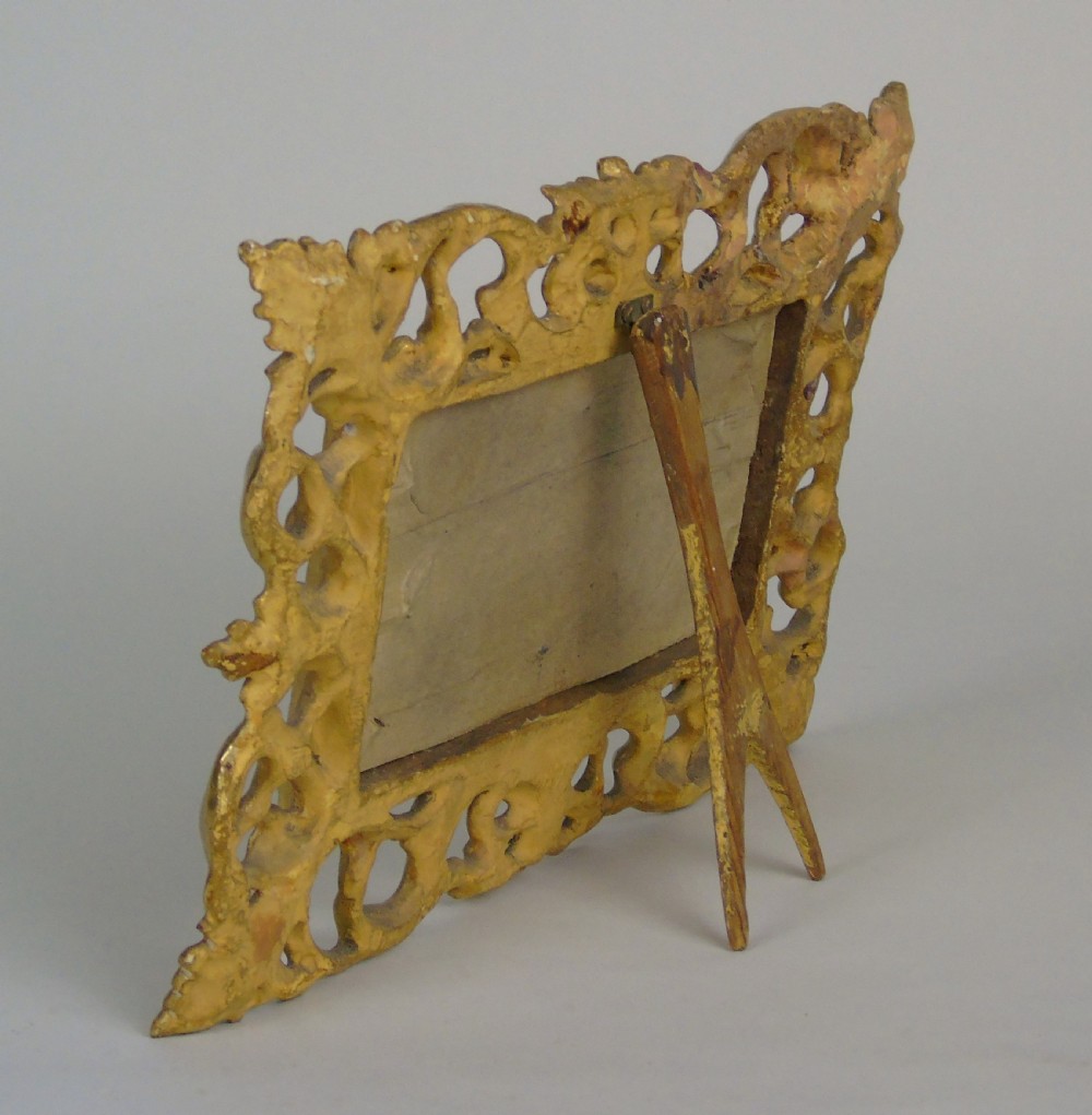 Antique Italian Picture Apollo in Florentine Frame View III