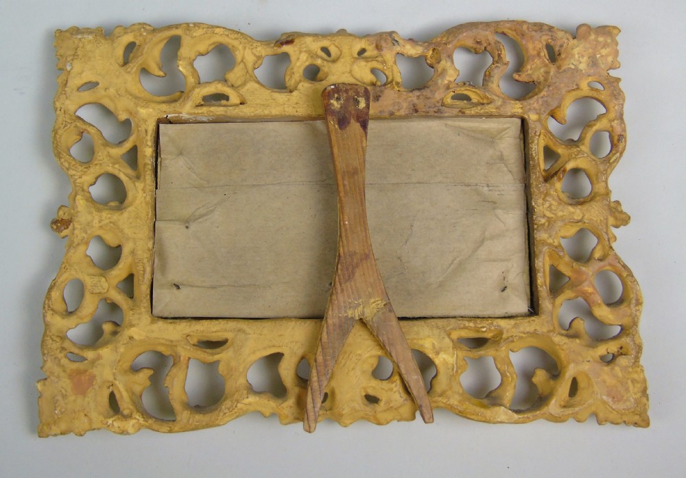 Antique Italian Picture Apollo in Florentine Frame View IV