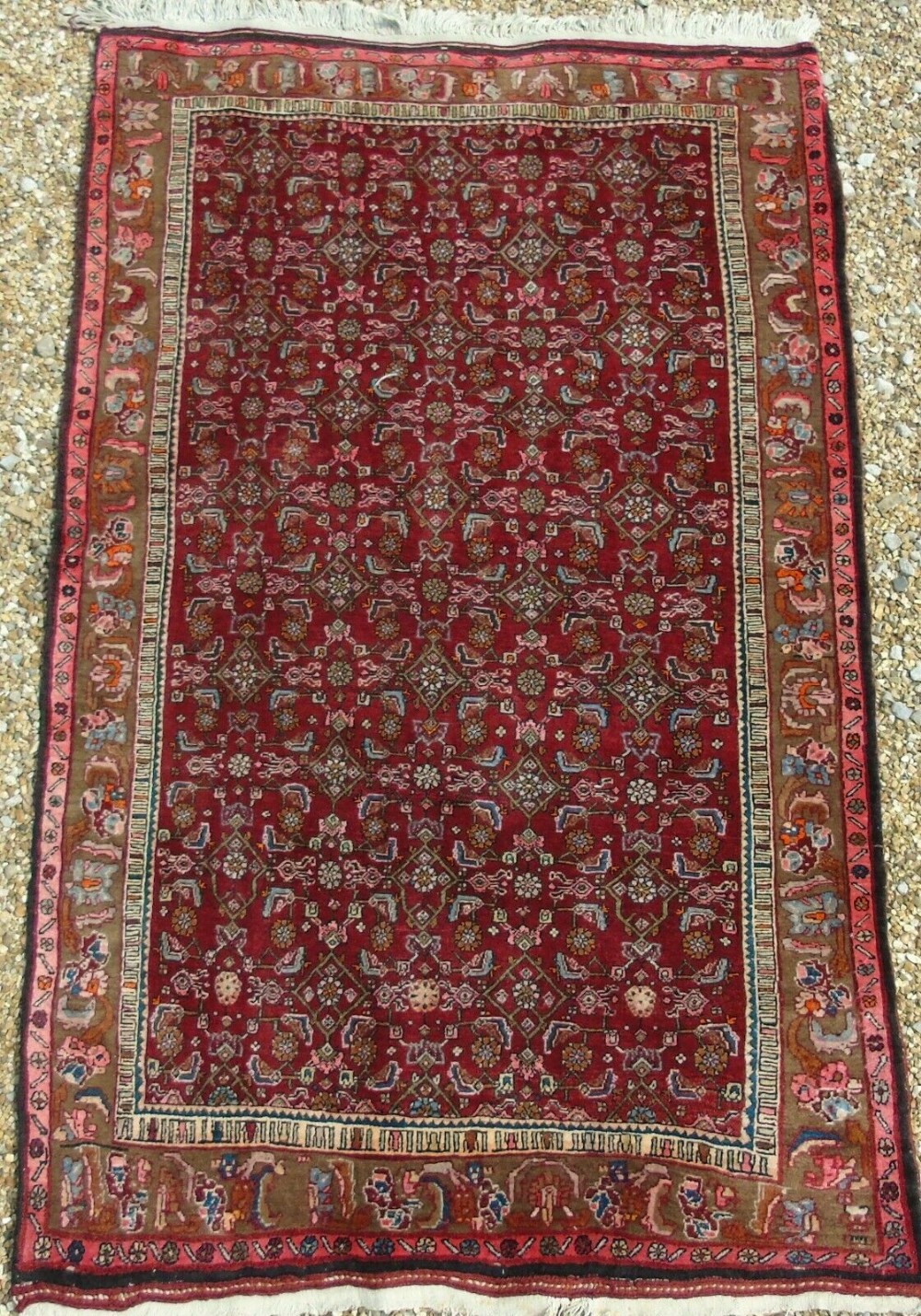 Antique Bidjar Carpet 