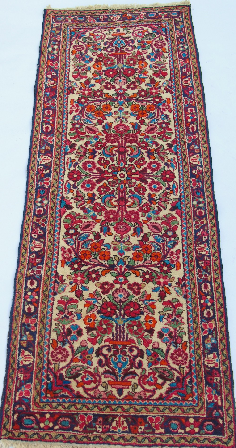 Pretty Hand Woven Hamadan Carpet Runner