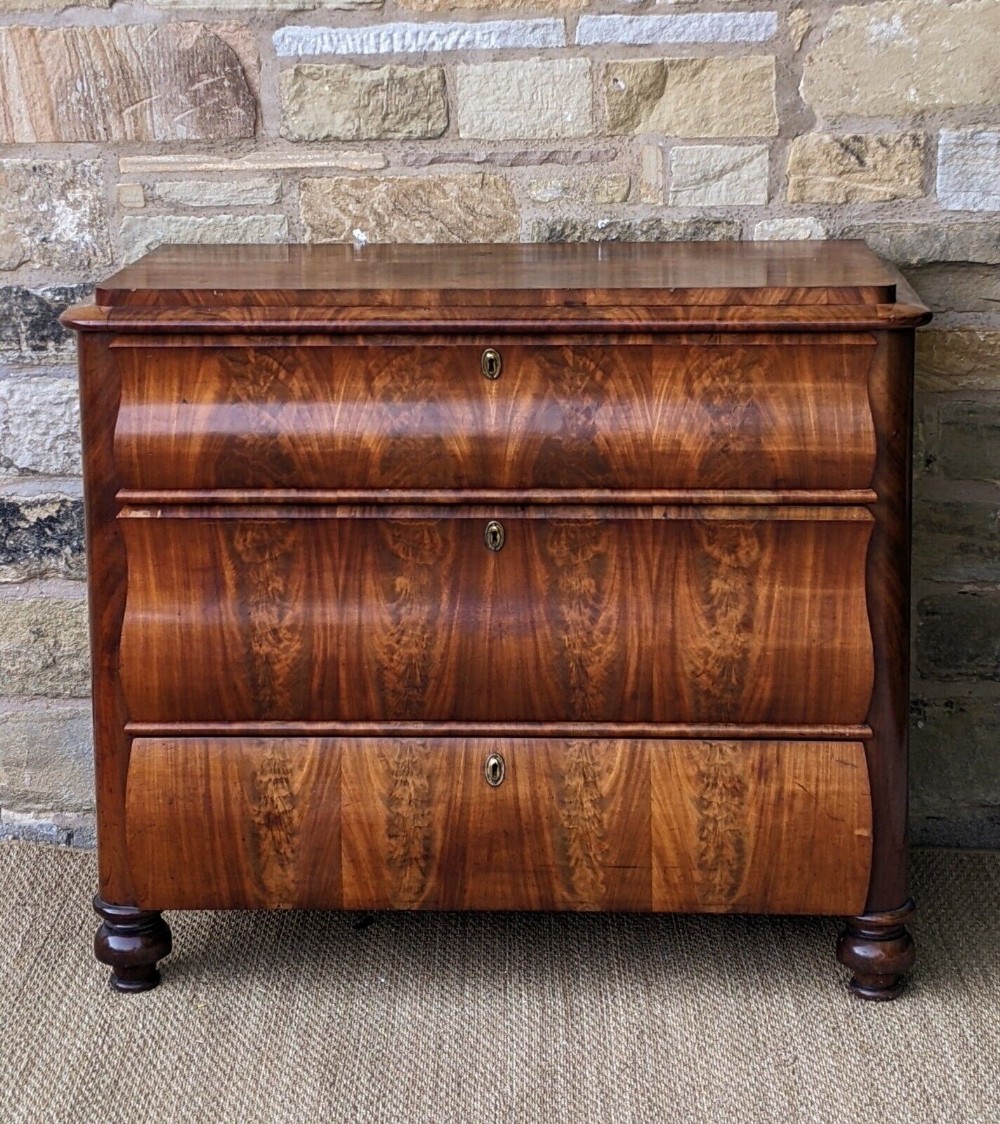 Antique Biedermeier Chest Of Drawers