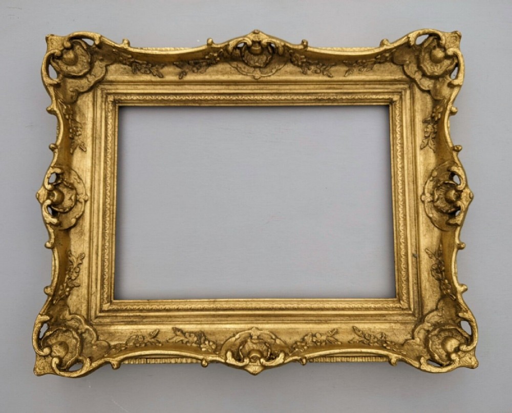 Antique Gilt Swept Picture Frame no. 17