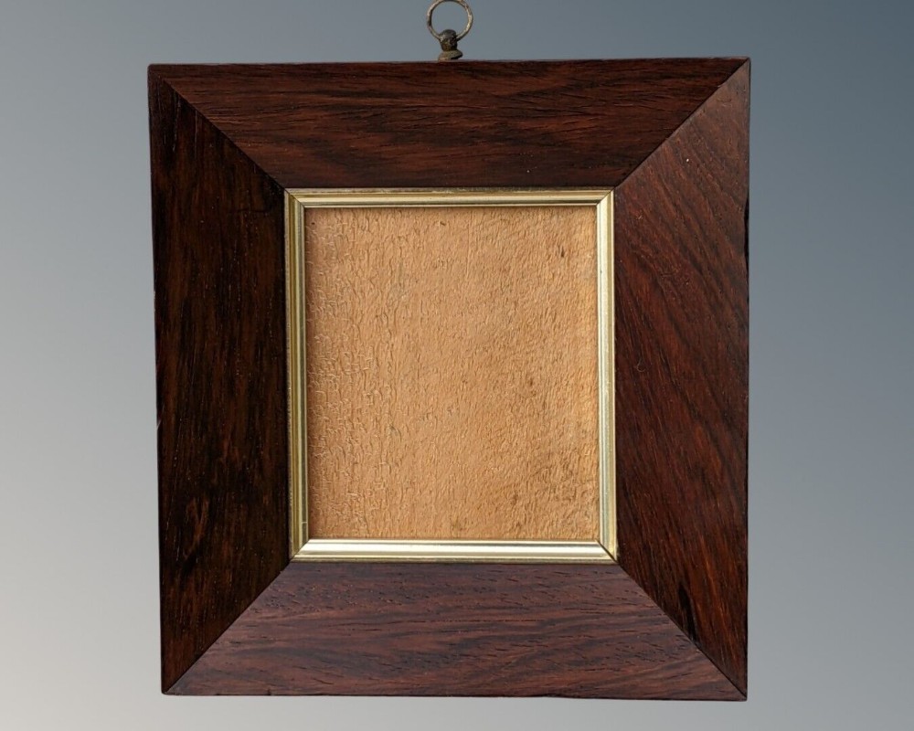 Georgian Rosewood Frame Miniature. ( No 18 )