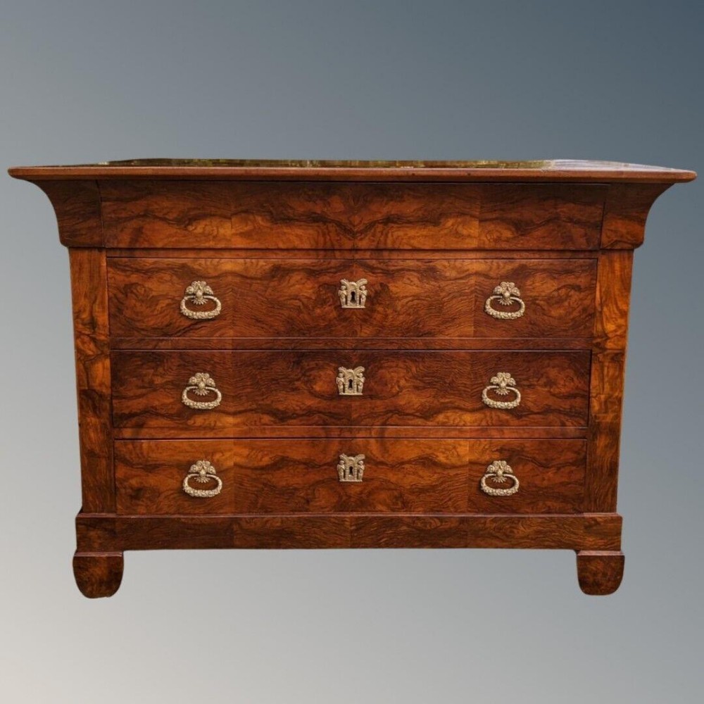 Superb French Mahogany Commode Chest