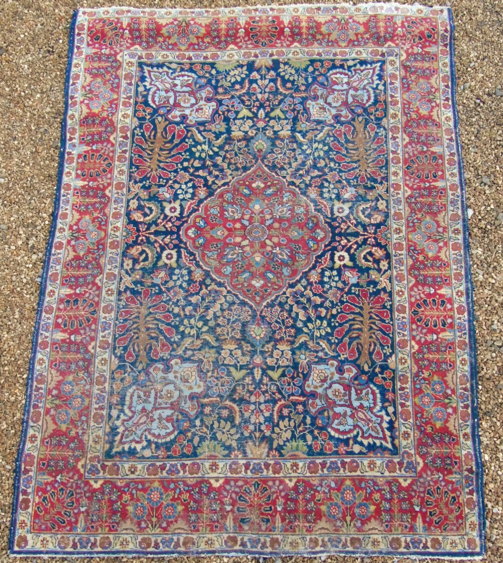 Beautiful Antique Kirman Carpet 
