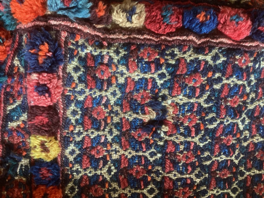 Wonderful Antique Kurdish Weaving View VII