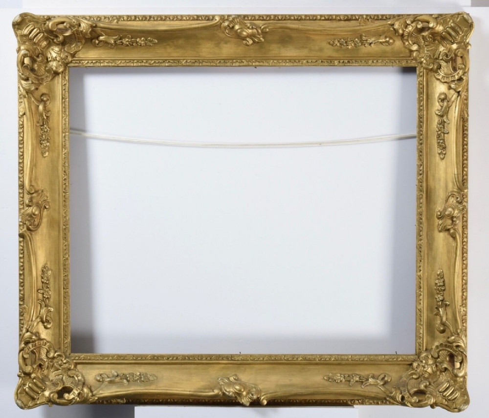 Large English 19th Century Gilt Composition Frame