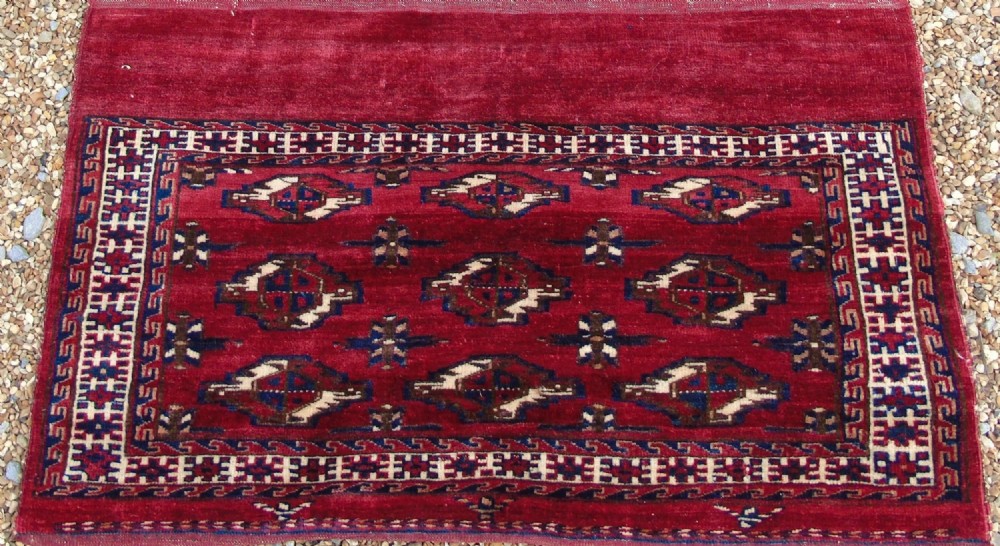 Antique Yomut Chuval Rug