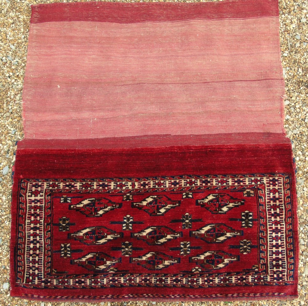 Antique Yomut Chuval Rug