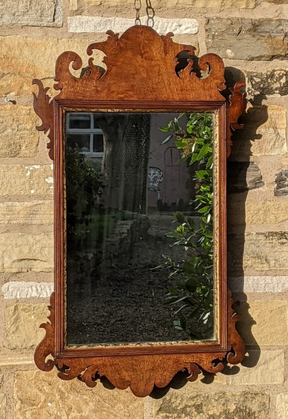 Georgian Mahogany Pier Glass Mirror