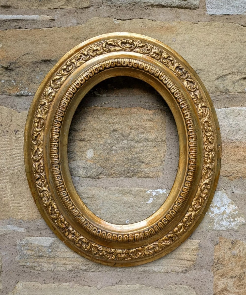 Antique Oval Gilt Frame No 6
