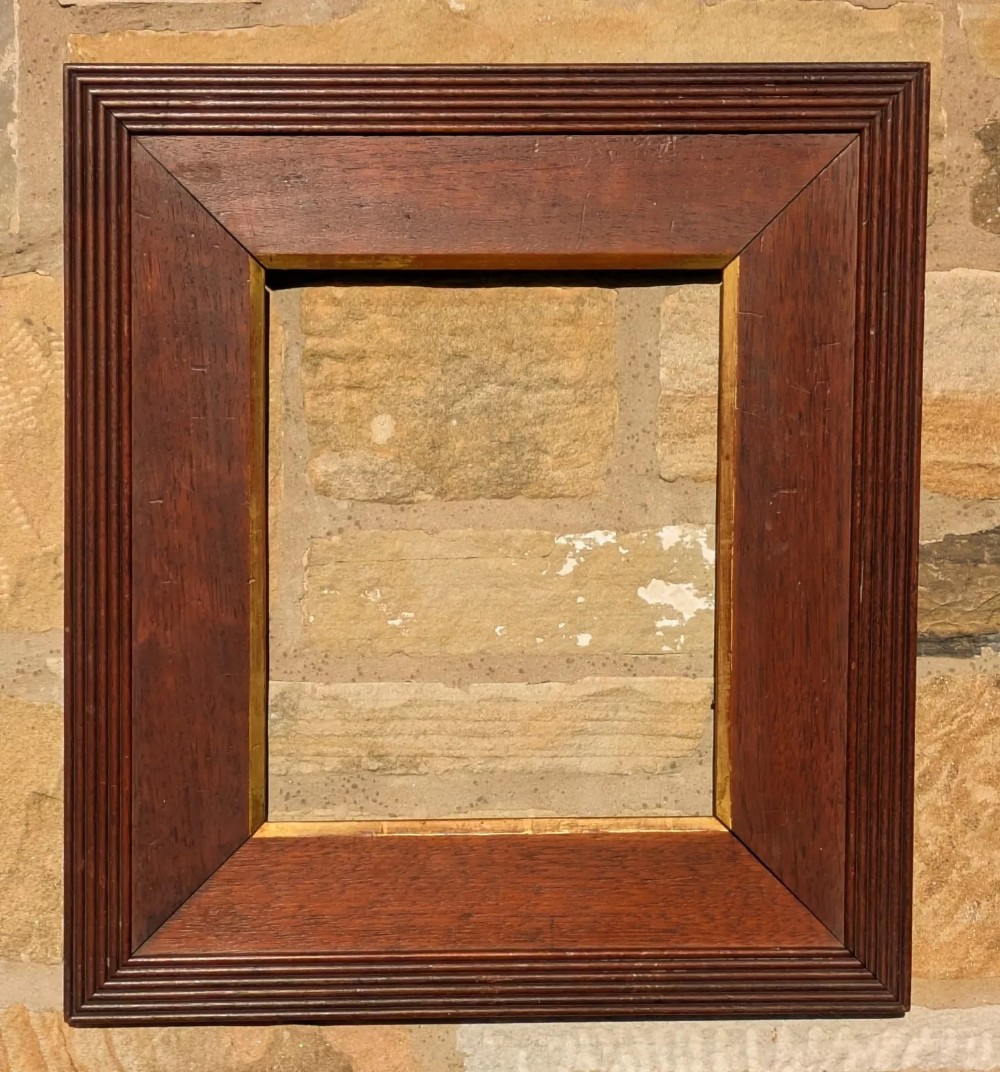 Antique Oak & Parcel Gilt Frame No 15