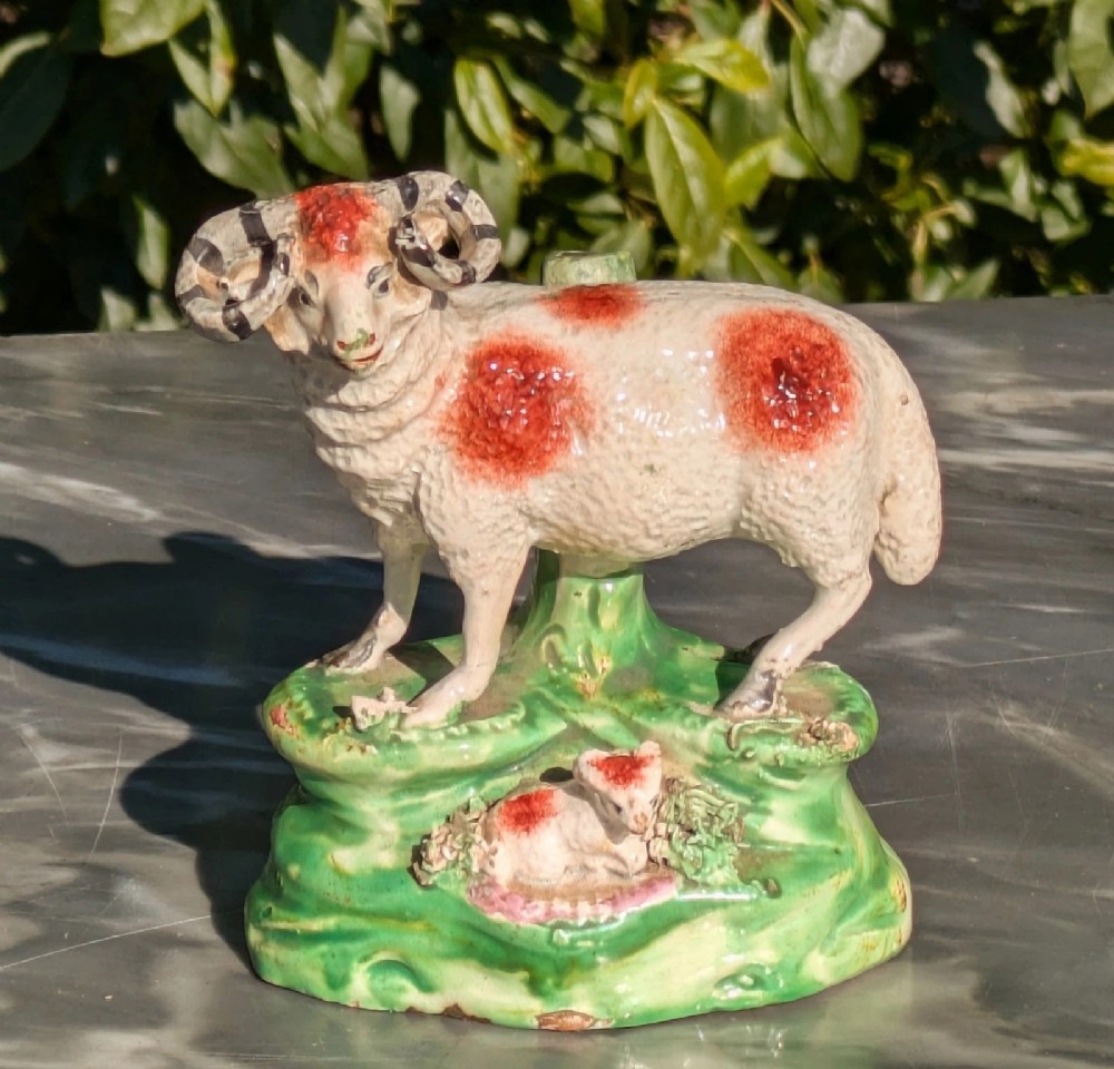 Staffordshire Sheep And Lamb Ralph Salt