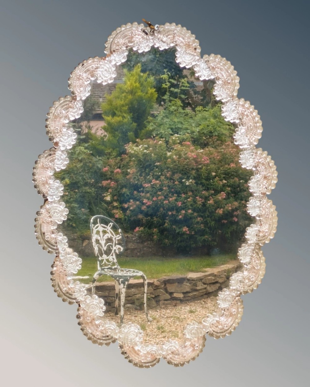 Pretty Venetian Glass Mirror