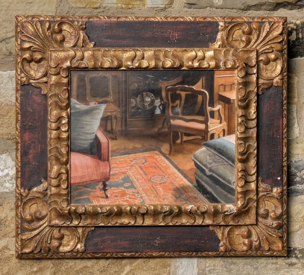 Palace in Madrid After The Oil Painting By Rogelio Puente