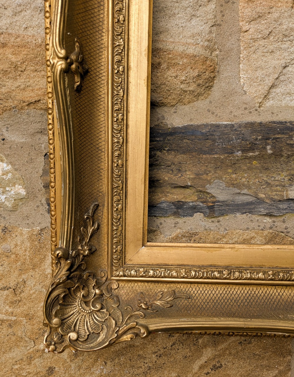 19th Century Deep Gilt Swept Frame    (R) View III