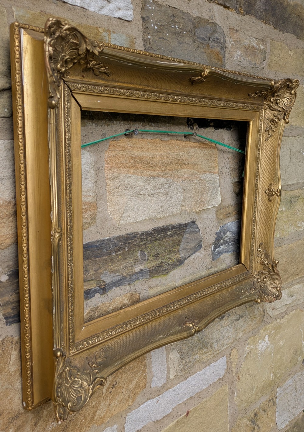 19th Century Deep Gilt Swept Frame    (R) View V