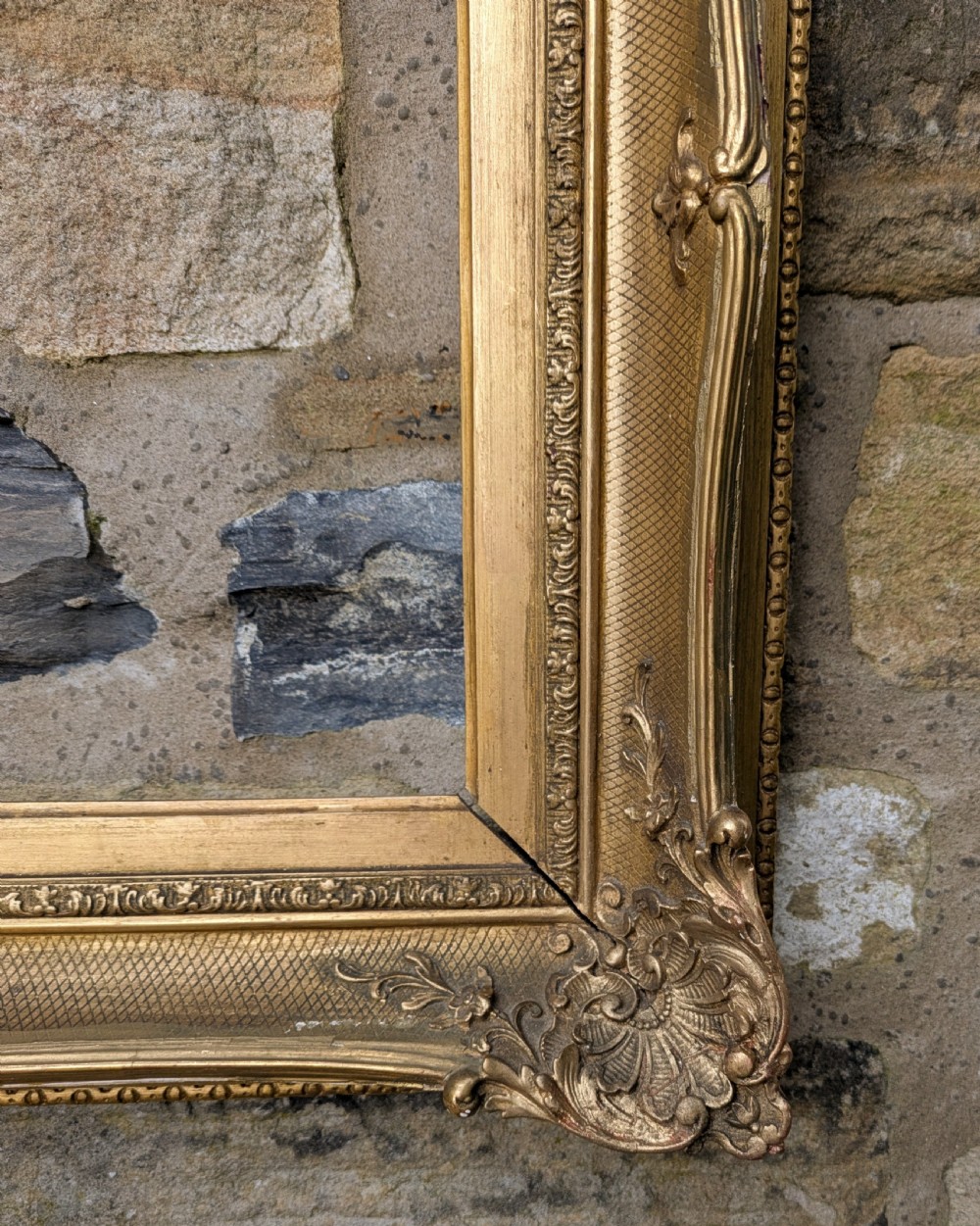 19th Century Deep Gilt Swept Frame    (R) View VI