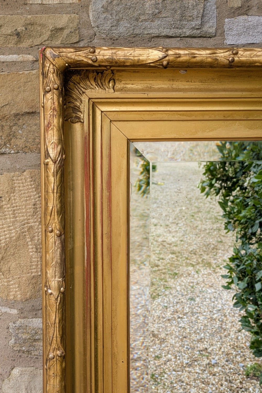 Good Quality Heavy Victorian Gilt Framed Mirror View IV