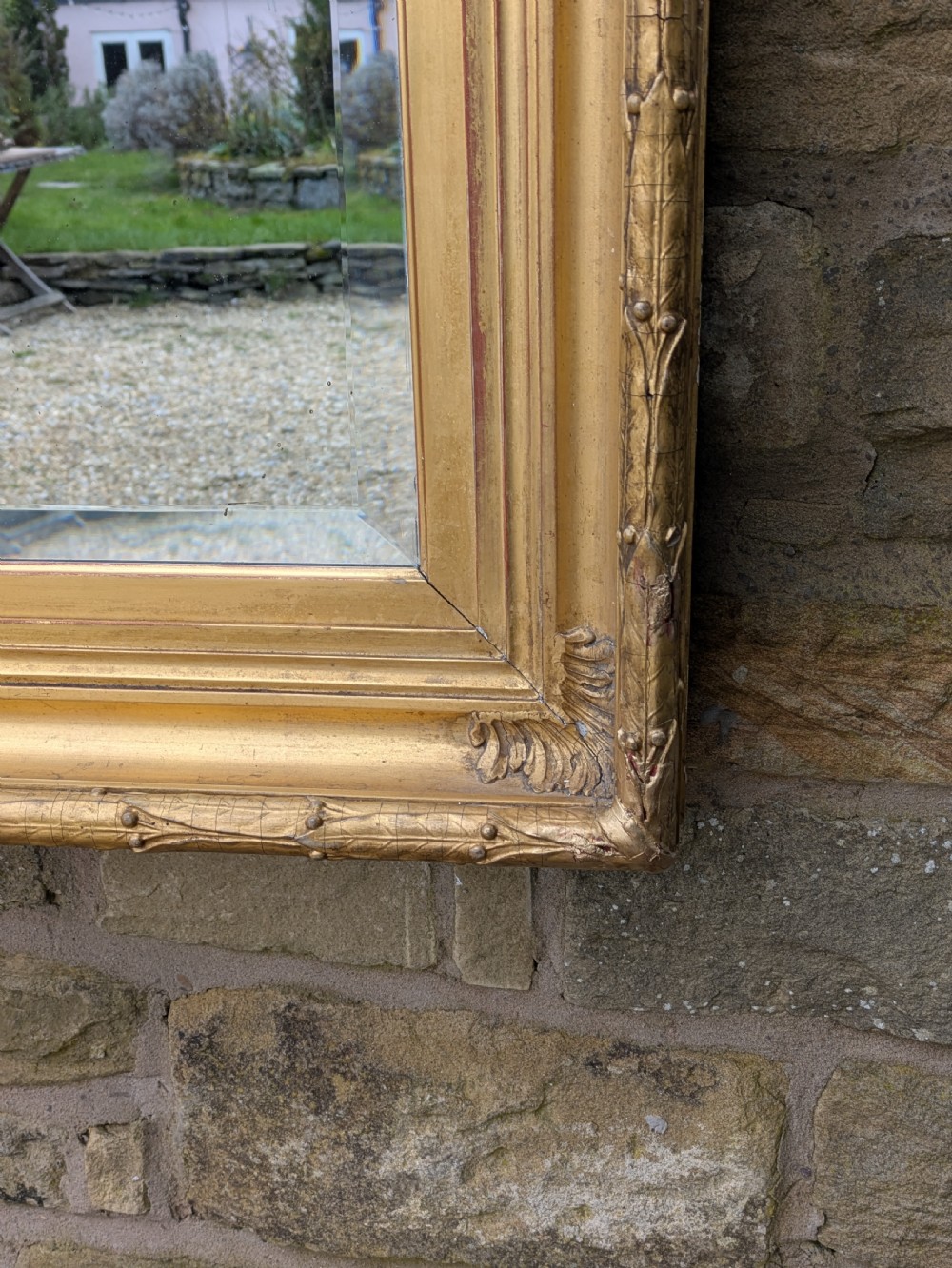 Good Quality Heavy Victorian Gilt Framed Mirror View V