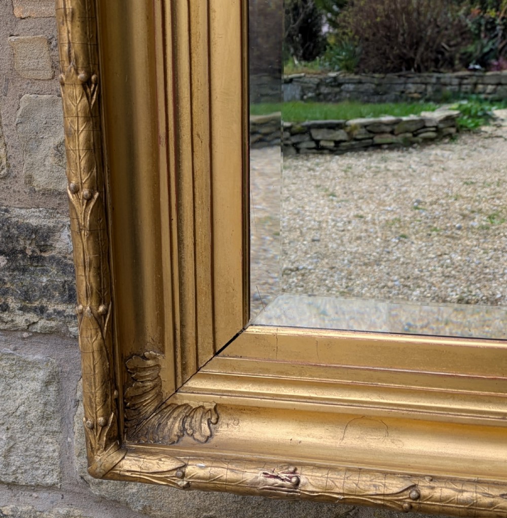 Good Quality Heavy Victorian Gilt Framed Mirror View VII