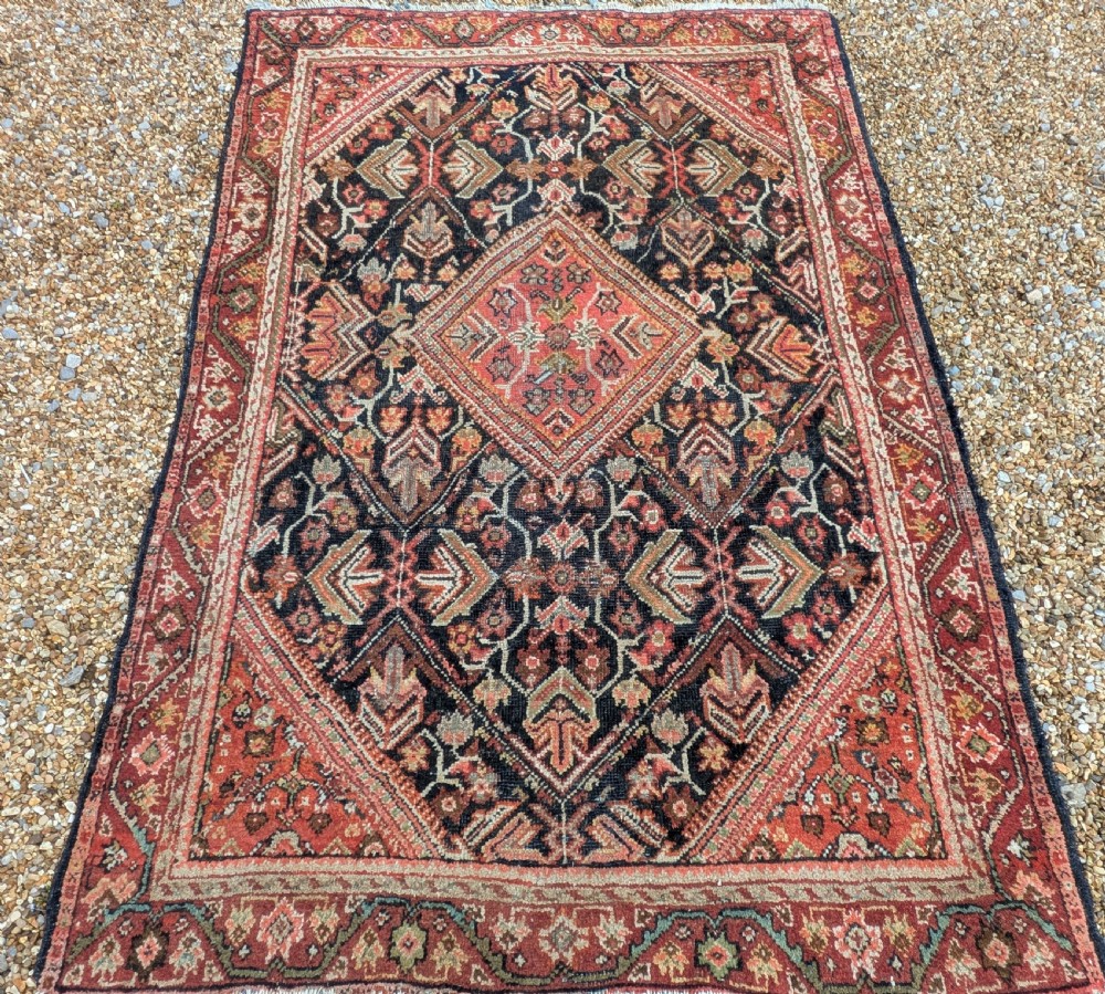 Antique Mahal Carpet Rug View II