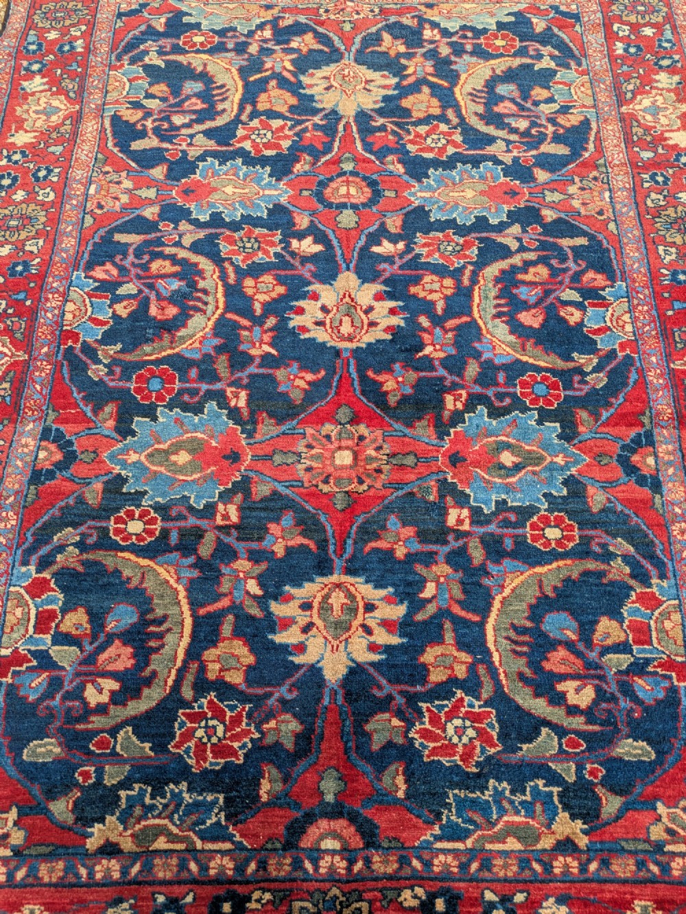 Good Antique Heriz Carpet View III