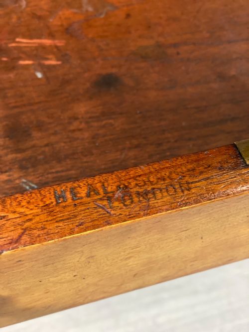 SMALL VICTORIAN WRITING DESK BY HEALS SON LONDON - ADDITIONAL PHOTO 5