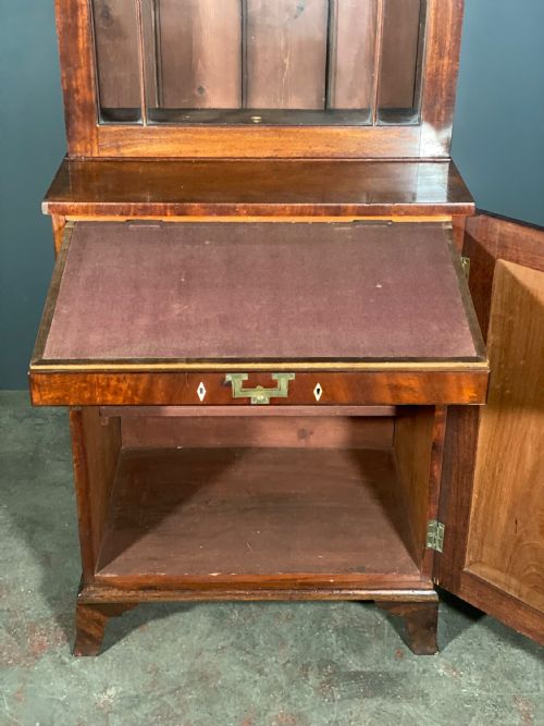 19TH CENTURY BOOKCASE WRITING DESK - ADDITIONAL PHOTO 3