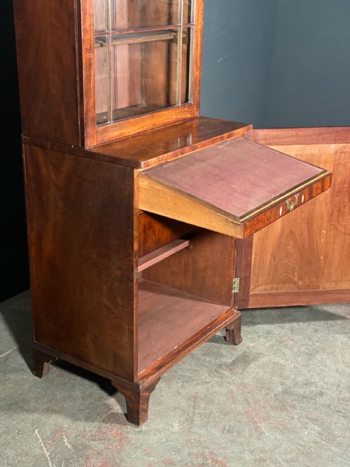 19TH CENTURY BOOKCASE WRITING DESK - ADDITIONAL PHOTO 5