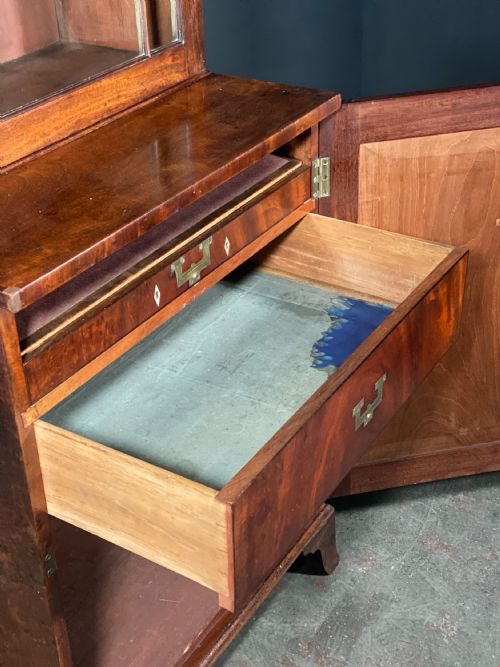 19TH CENTURY BOOKCASE WRITING DESK - ADDITIONAL PHOTO 7
