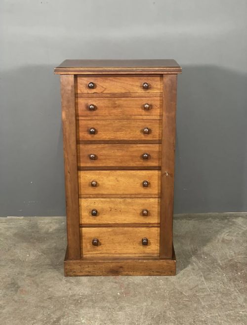 EDWARDIAN MAHOGANY WELLINGTON CHEST - ADDITIONAL PHOTO 2