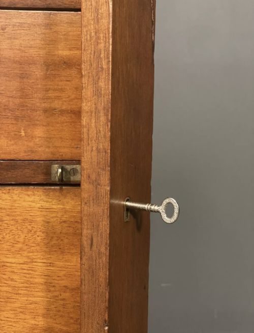 EDWARDIAN MAHOGANY WELLINGTON CHEST - ADDITIONAL PHOTO 3