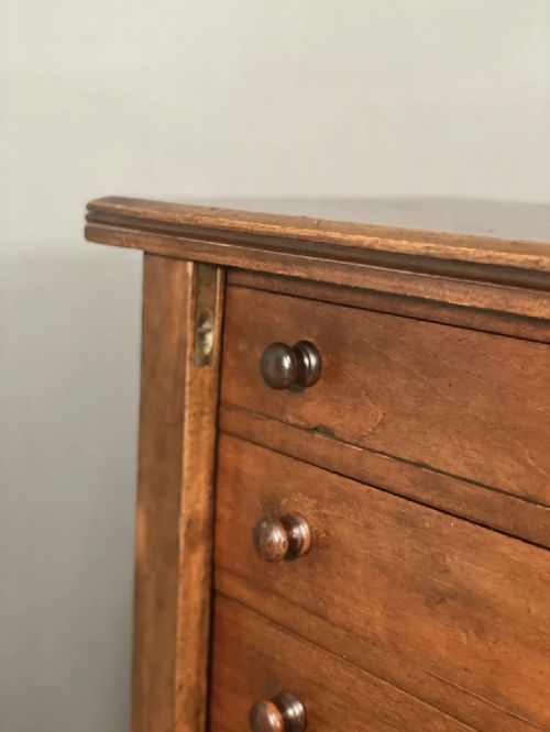 EDWARDIAN MAHOGANY WELLINGTON CHEST - ADDITIONAL PHOTO 7