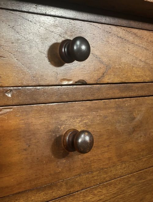 EDWARDIAN MAHOGANY WELLINGTON CHEST - ADDITIONAL PHOTO 8