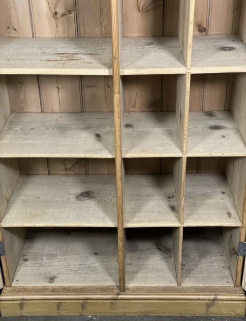 VICTORIAN PINE SCHOOL HOUSEKEEPERS CUPBOARD - ADDITIONAL PHOTO 3