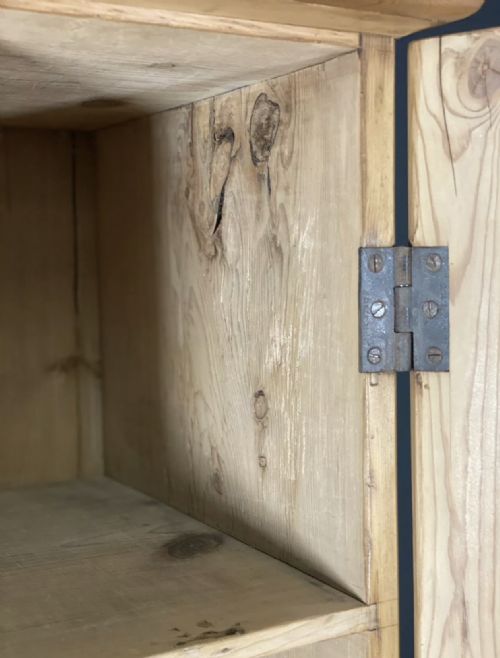 VICTORIAN PINE SCHOOL HOUSEKEEPERS CUPBOARD - ADDITIONAL PHOTO 7