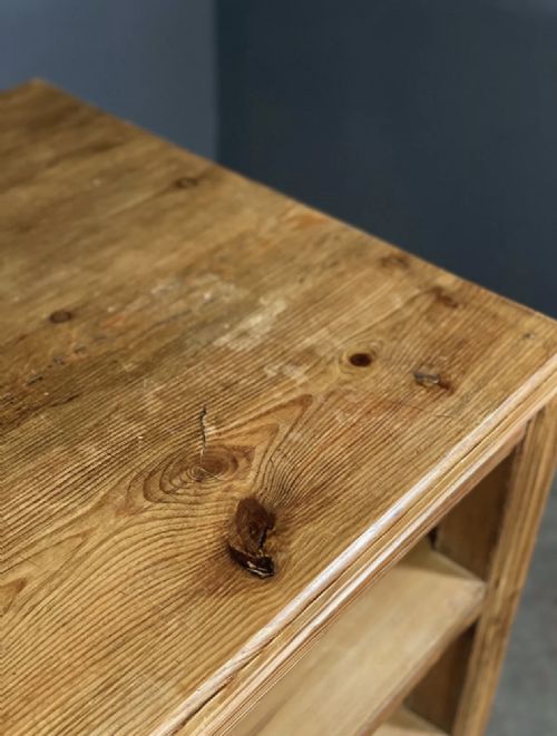 EARLY 20TH CENTURY PINE SHOP COUNTER - ADDITIONAL PHOTO 9
