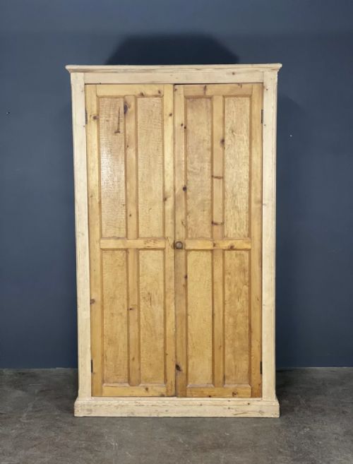 ANTIQUE PINE SCHOOL CUPBOARD - ADDITIONAL PHOTO 1