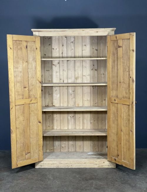 ANTIQUE PINE SCHOOL CUPBOARD - ADDITIONAL PHOTO 2
