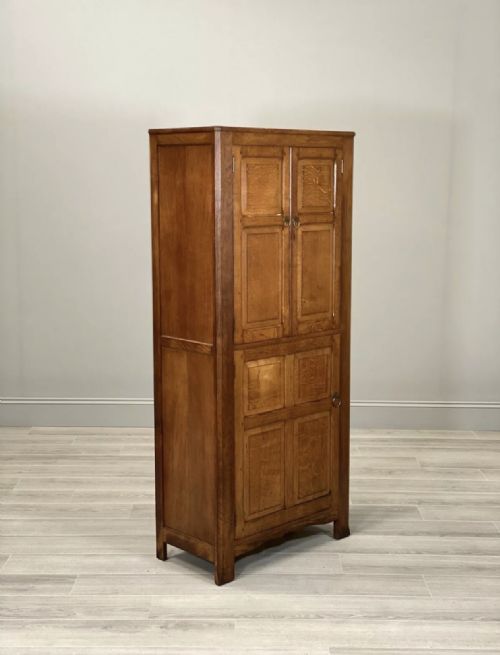 a petite 1930s oak cocktail cabinet - CATEGORY: ANTIQUE CUPBOARDS - DATED 1930