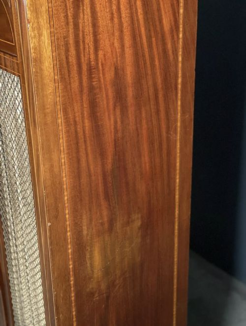 EDWARDIAN INLAID MAHOGANY DISPLAY CABINET - ADDITIONAL PHOTO 11