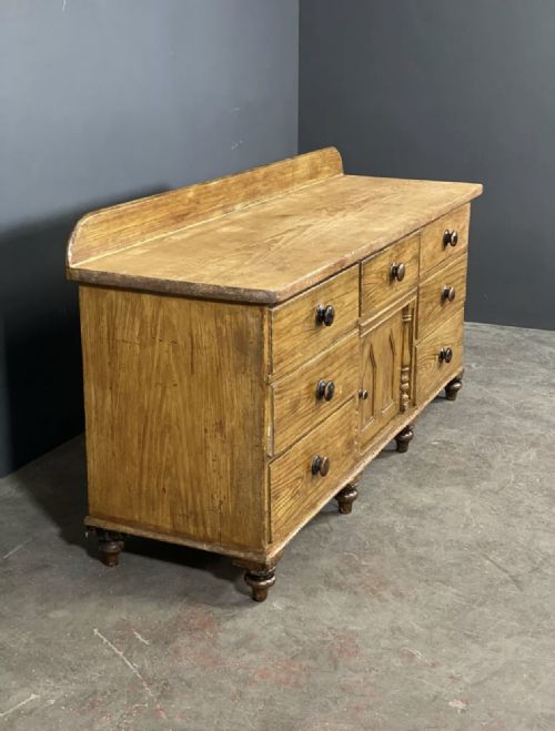 VICTORIAN SCUMBLED PINE SIDEBOARD - ADDITIONAL PHOTO 3