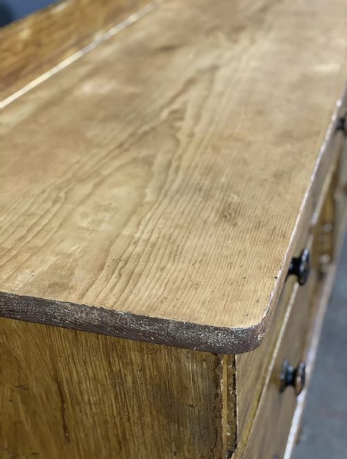 VICTORIAN SCUMBLED PINE SIDEBOARD - ADDITIONAL PHOTO 6